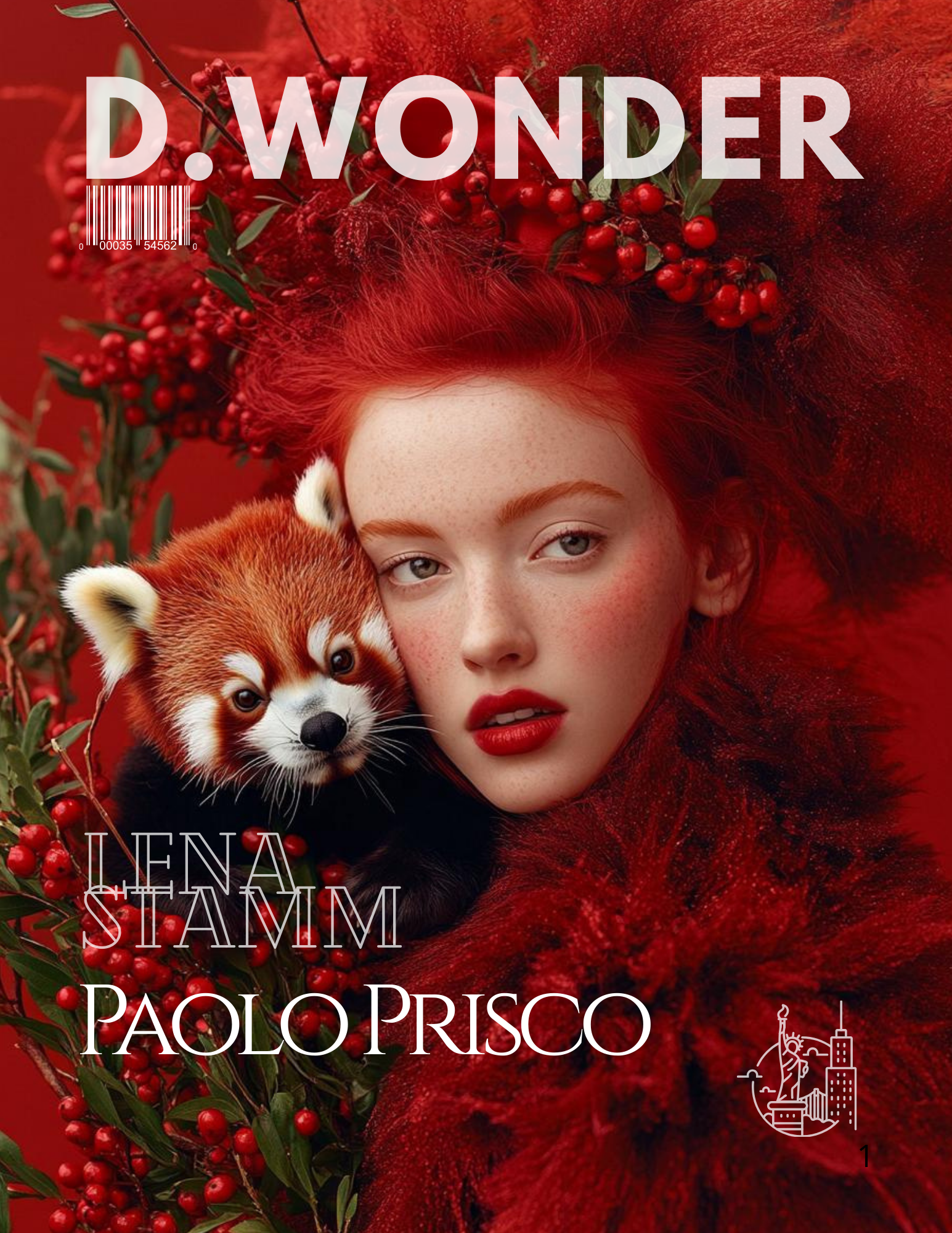Print Front  Cover  D.WONDER Magazine — Pay After Your Application Is Approved